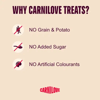 Carnilove Duck With Raspberries Cat Treats 50g