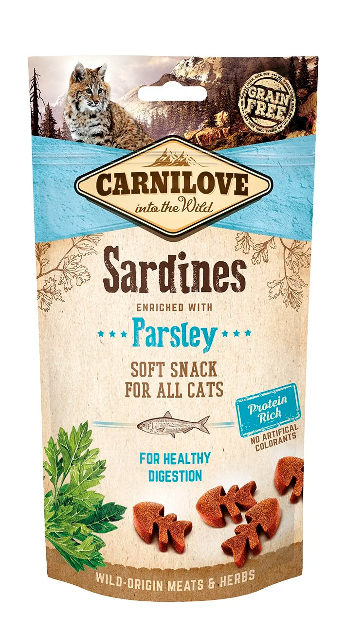 Carnilove Sardine With Parsley Cat Treats 50g