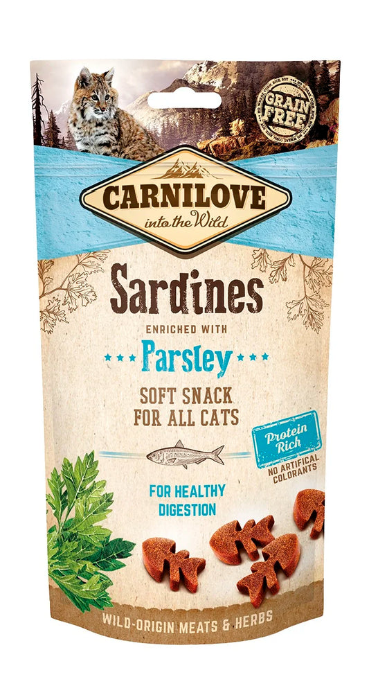 Carnilove Sardine With Parsley Cat Treats 50g