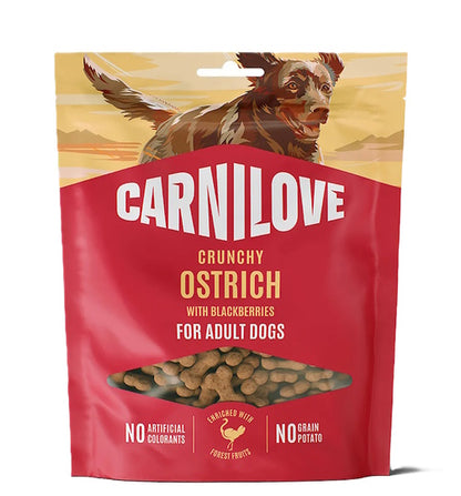 Carnilove Ostrich With Blackberries Gf Treats 200g