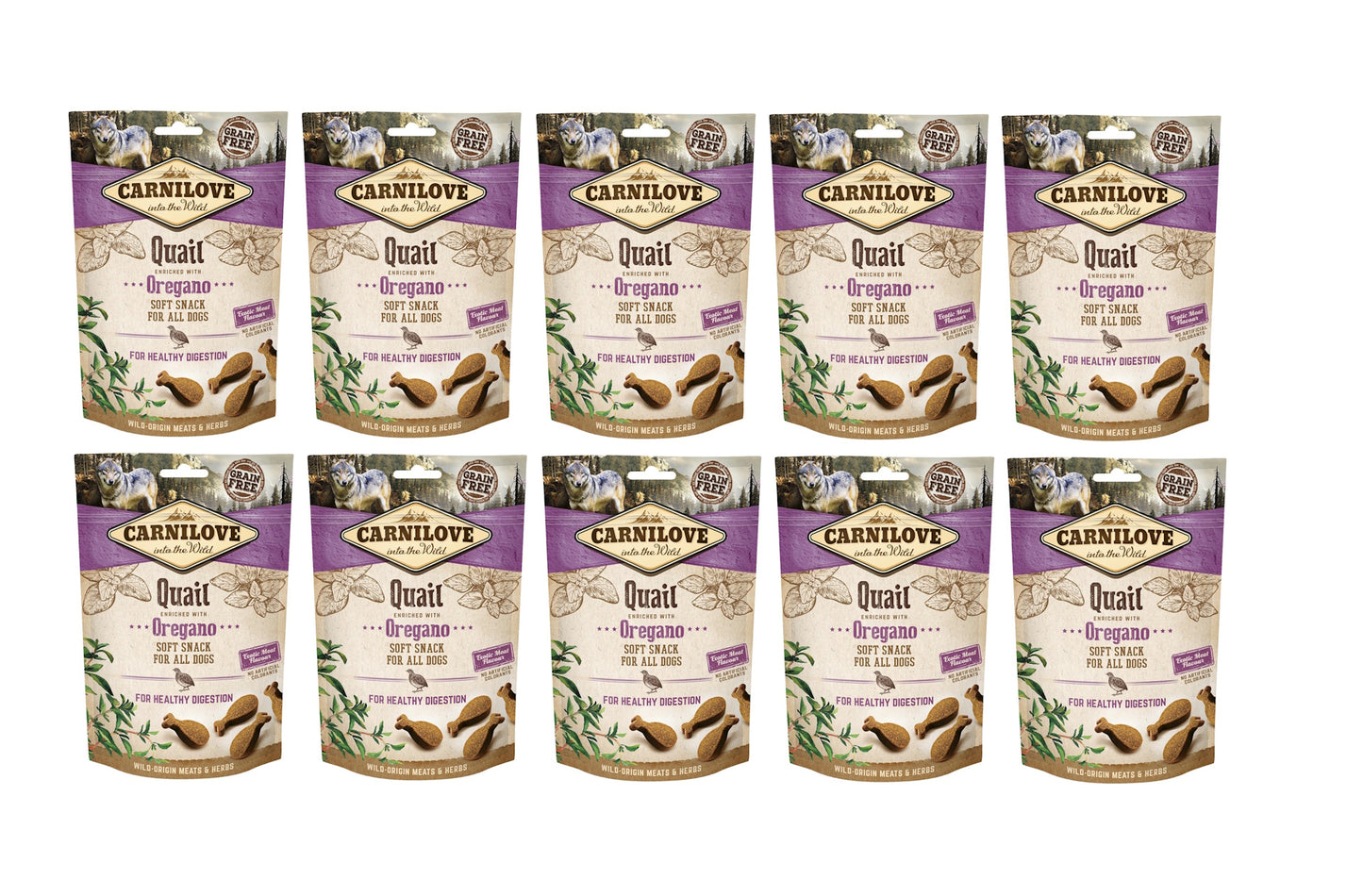 Carnilove Dog Treats Quail Enriched With Oregano 200g