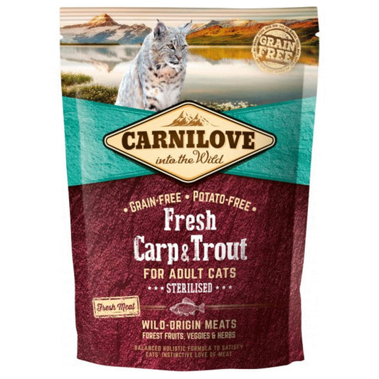 Carnilove Fresh Carp & Trout Adult Cat Food 400g