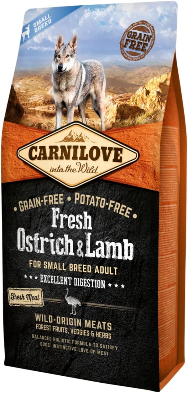 Carnilove Fresh Ostrich & Lamb Adult Small Breed 6kg