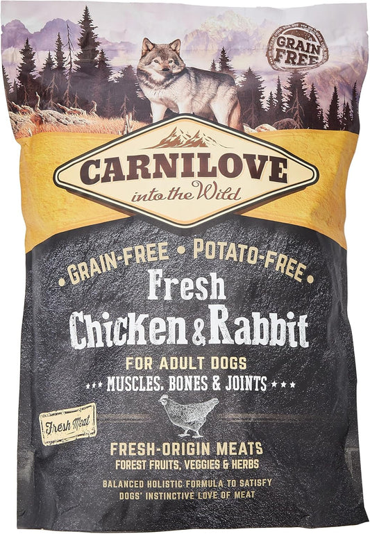 Carnilove Fresh Chicken & Rabbit Adult Dog Food 1.5kg
