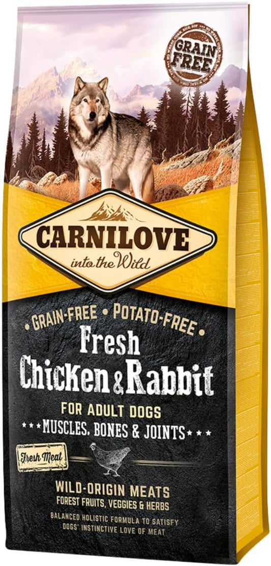 Carnilove Fresh Chicken & Rabbit Dog Food 12kg