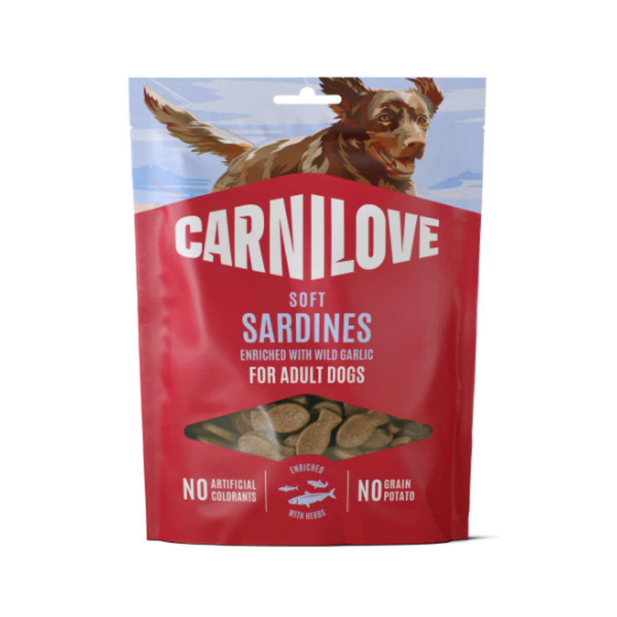 Carnilove Dog Treats Sardines Enriched With Wild Garlic 200g