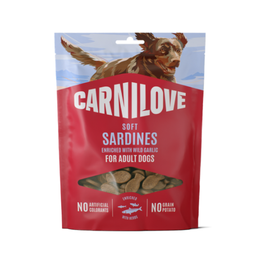 Carnilove Dog Treats Sardines Enriched With Wild Garlic 200g