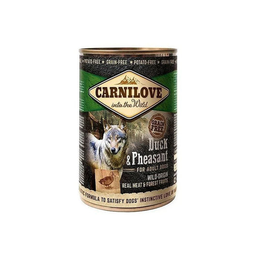 Carnilove Grain Free Duck & Pheasant Adult Dog Wet Food Tin 400g