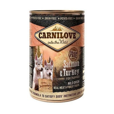 Carnilove Grain Free Salmon & Turkey Puppy Food Tin 400g