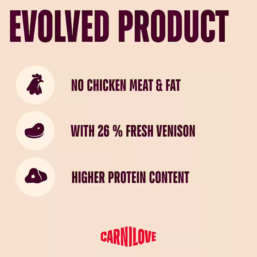 Carnilove Venison,Reindeer & Wild Boar Grain Free Adult Dog Food 1.5kg