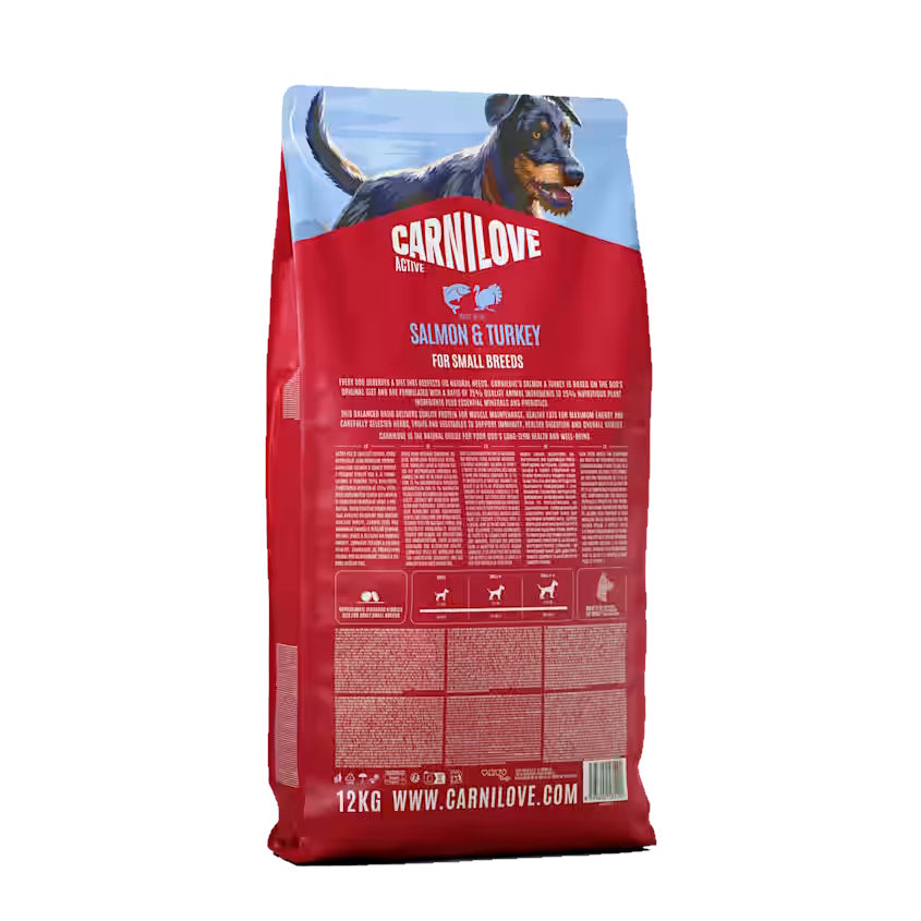 Carnilove Salmon & Turkey Grain Free For Small Breeds 4kg