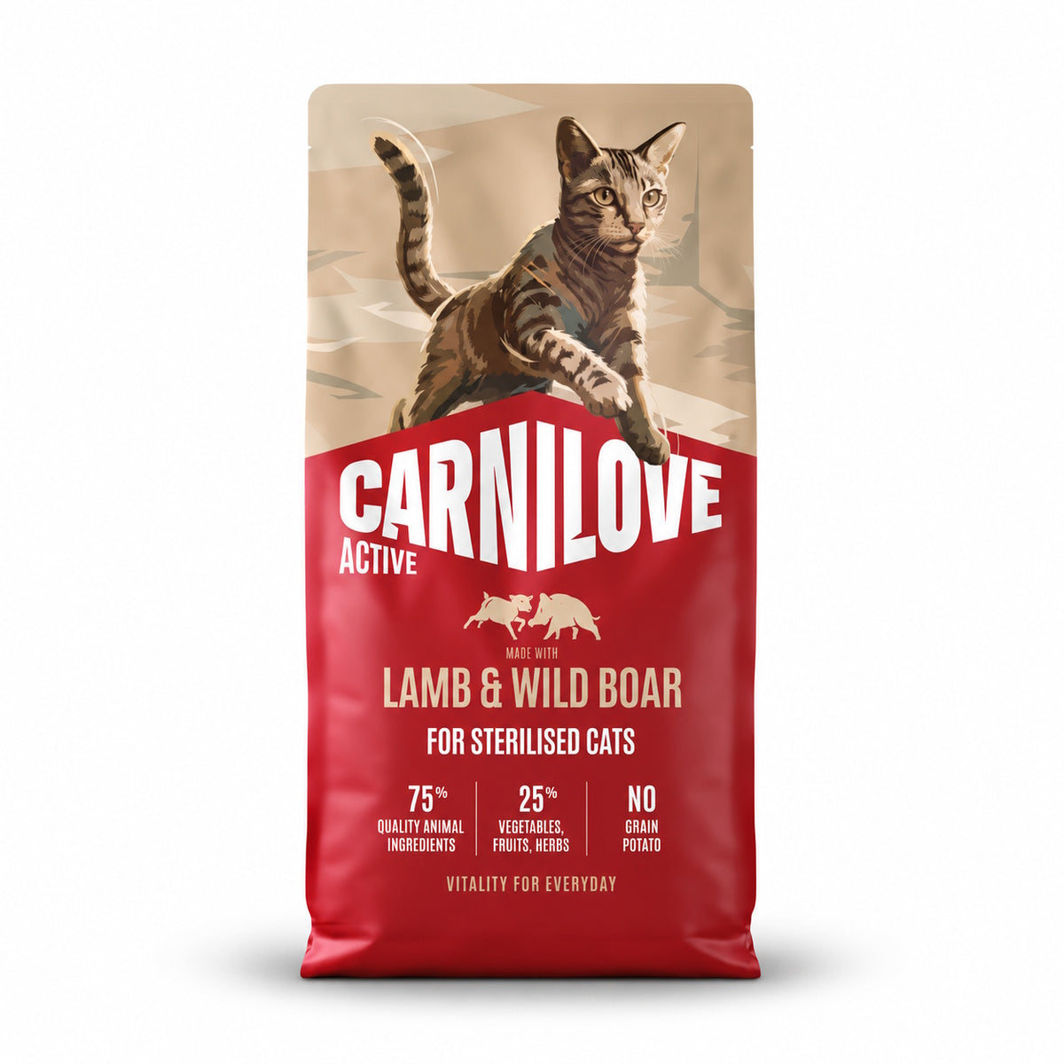 Carnilove Grain Free Lamb & Wild Boar For Sterilised Cats 2Kg