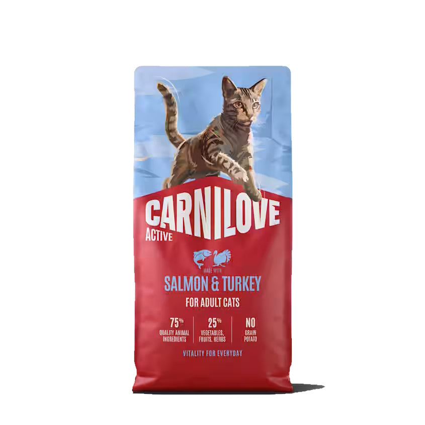 Carnilove Grain Free Salmon & Turkey Adult Cat Food 2kg