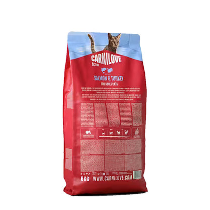 Carnilove Grain Free Salmon & Turkey Adult Cat Food 2kg