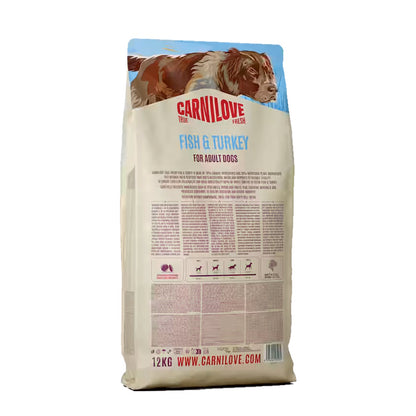 Carnilove  Grain Free True Fresh Fish & Turkey Adult Dogs 1.5Kg
