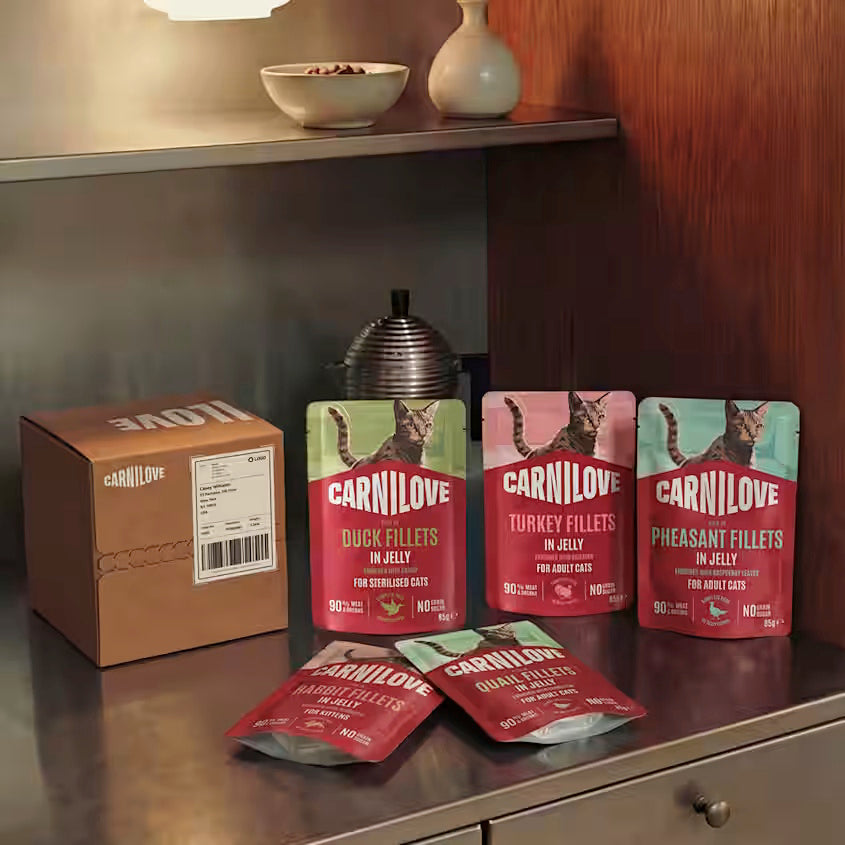 Carnilove Grain Free Multipack Cat Pouches Jelly 12x85g