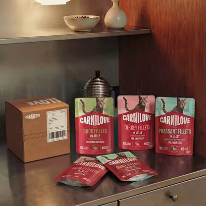 Carnilove Grain Free Multipack Cat Pouches Jelly 12x85g