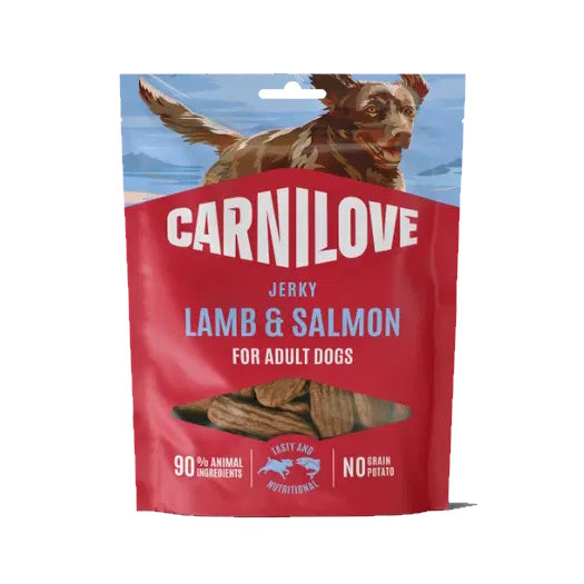 Carnilove Grain Free Jerky Lamb & Salmon Fillet 100g