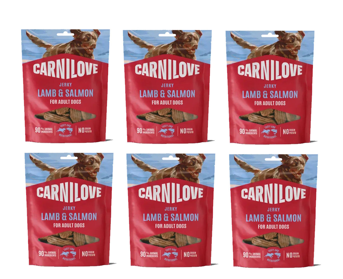 Carnilove Grain Free Jerky Lamb & Salmon Fillet 100g
