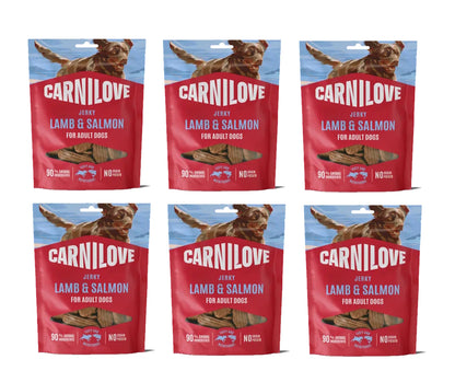 Carnilove Grain Free Jerky Lamb & Salmon Fillet 100g