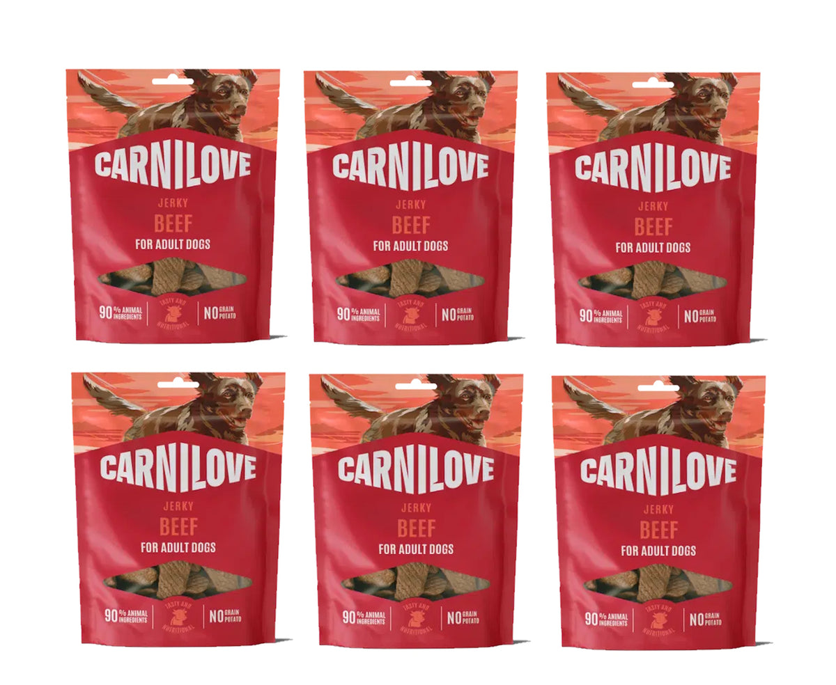 Carnilove Grain Free Jerky Beef Fillet For Adult Dogs 100G