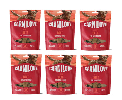 Carnilove Grain Free Jerky Beef Fillet For Adult Dogs 100G