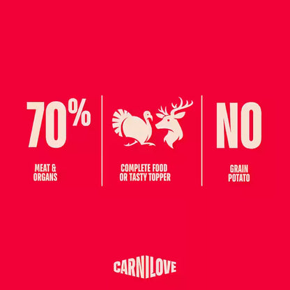 Carnilove Dog Pouch Turkey, Venison & Strawberry Leaves 300g