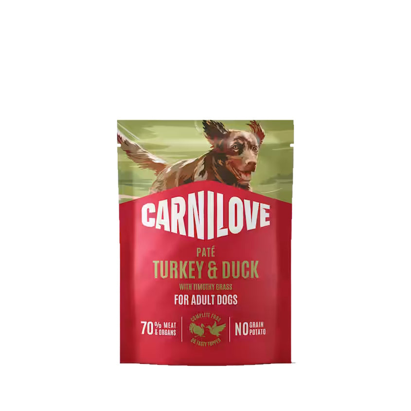 Carnilove Dog Pouch Turkey & Duck With Timothy Grass 300G