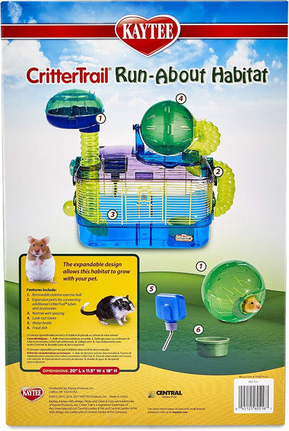 Kaytee Critter Trail Run-About Habitat - Hamster, Gerbil , Mice