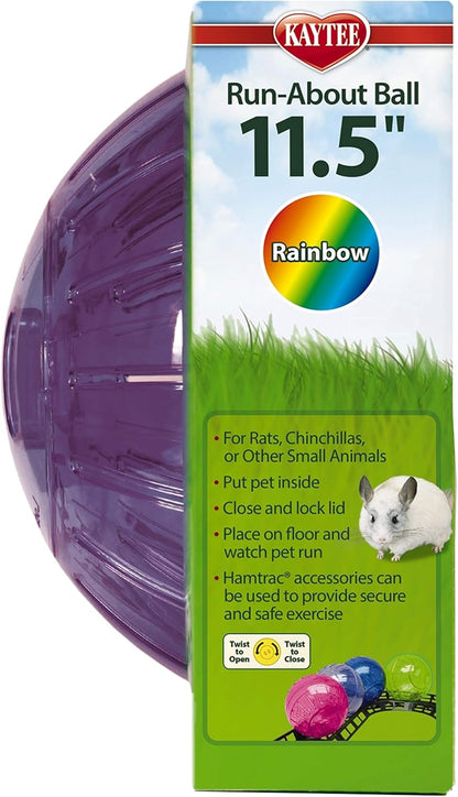 Kaytee Giant Rainbow Run About Ball 11.5"