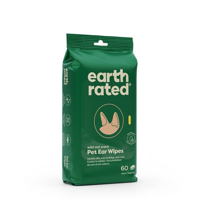 Earth Rated Ear Wipes 60 Pack