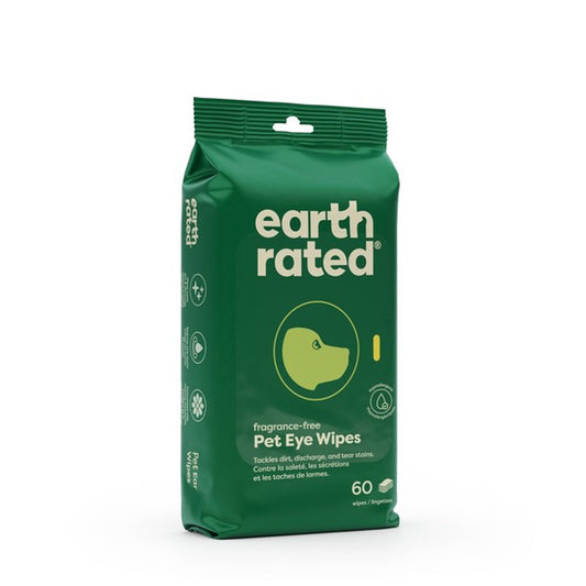 Earth Rated Eye Wipes 60 Pack