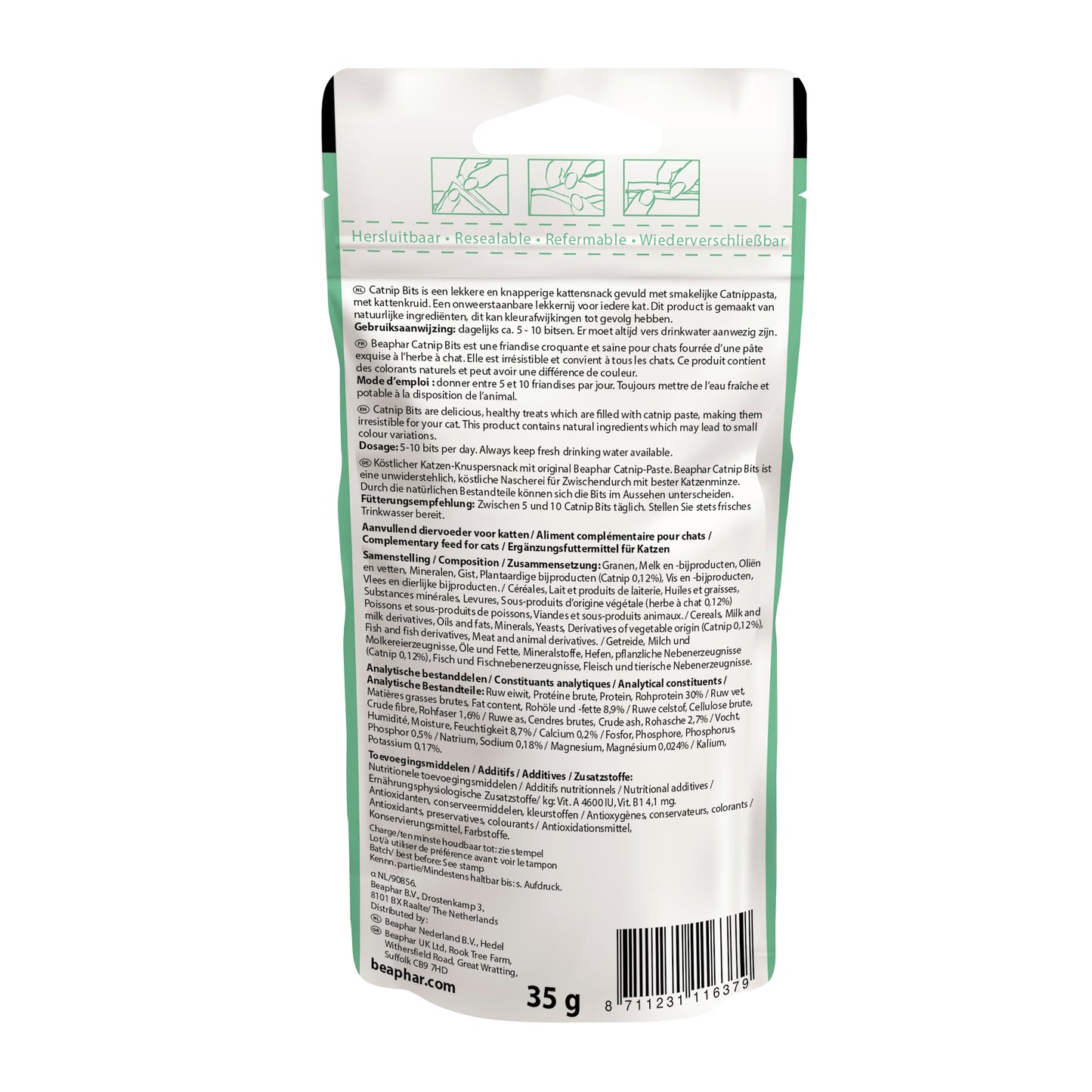 Beaphar Catnip-bits 35g Cat Treats