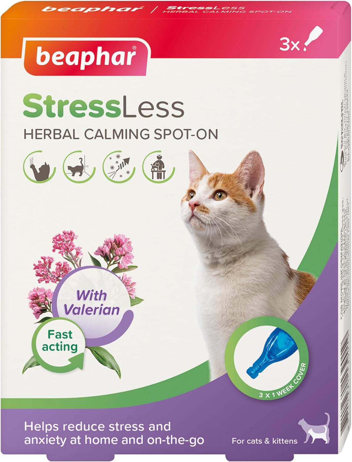 Beaphar Cat Calming Spot On 3 Weeks Cover