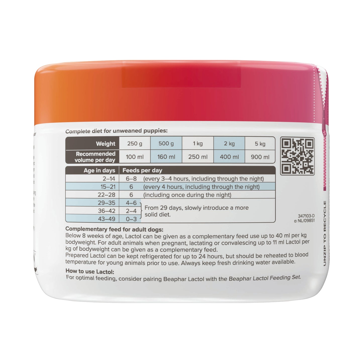 Beaphar Lactol Puppy Milk 250g