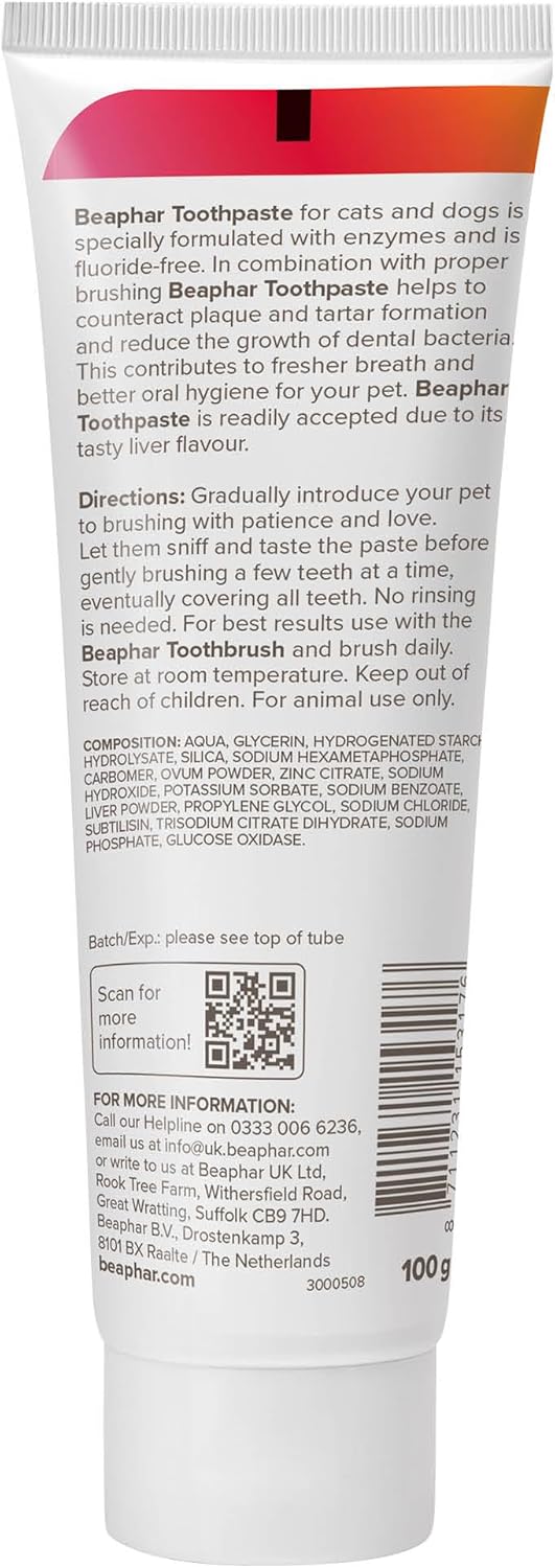 Beaphar Liver Flavour Toothpaste 100g