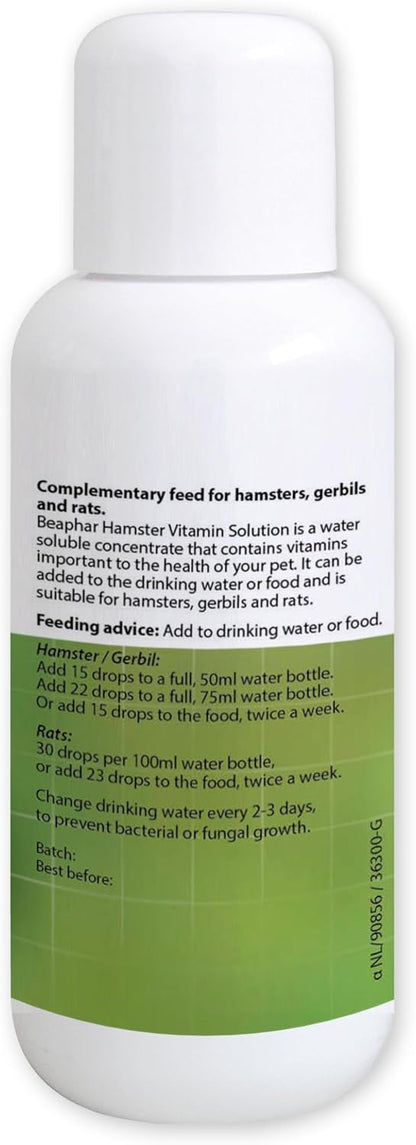 Beaphar Hamster Vitamin Solution 75ml