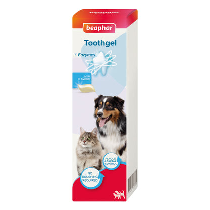 Beaphar Dog Toothgel Liver Flavour 100g No Brushing