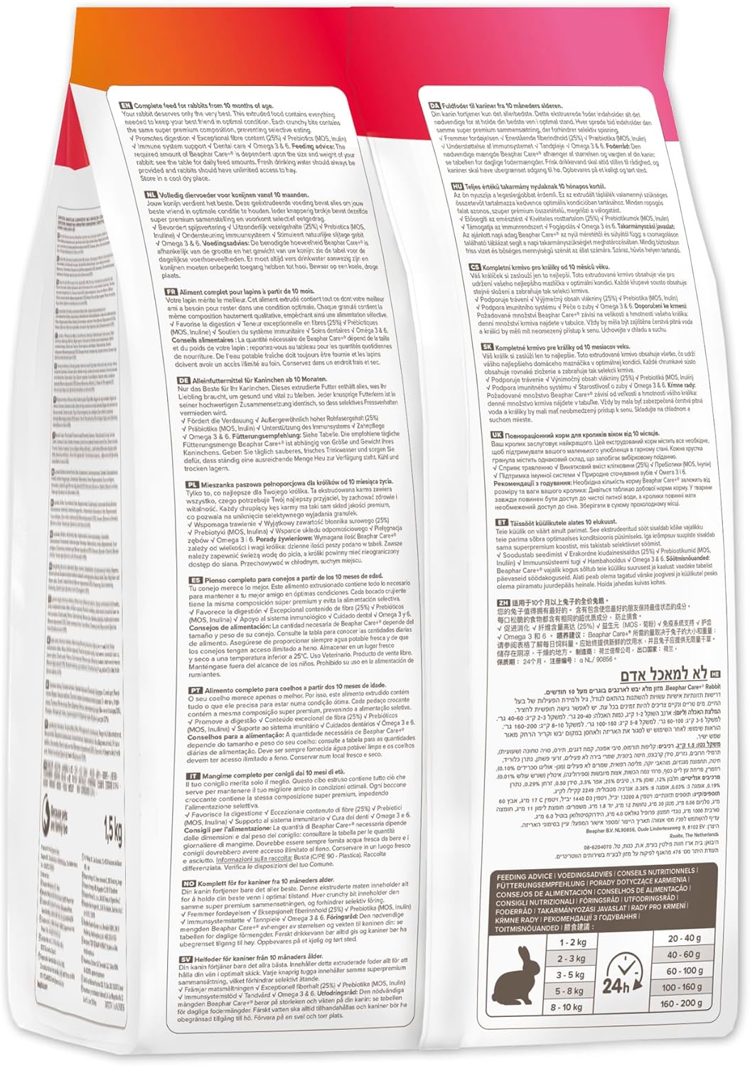 Beaphar Care Plus Rabbit 1.5kg