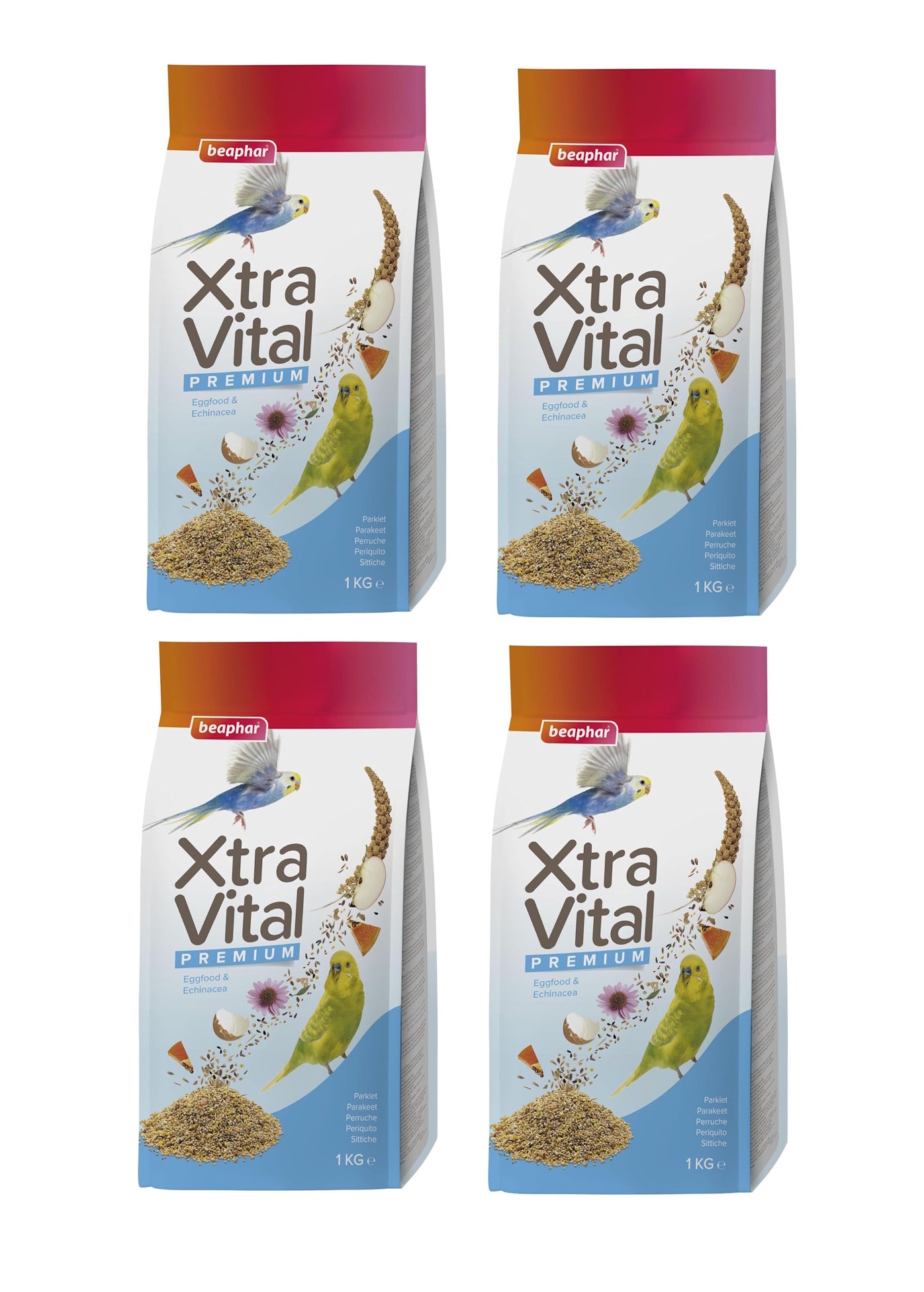 Beaphar Xtra Vital Premium Budgie Seed Feed 1Kg