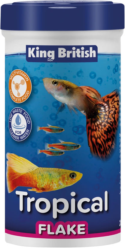 King British Tropical Fish Flake 28G Tub