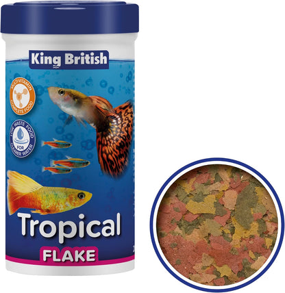 King British Tropical Fish Flake 28G Tub