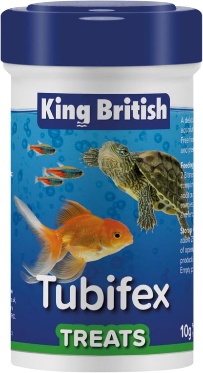 King British Tubifex Fish Treats 10g