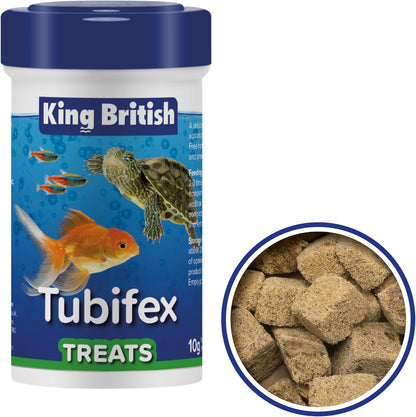 King British Tubifex Fish Treats 10g