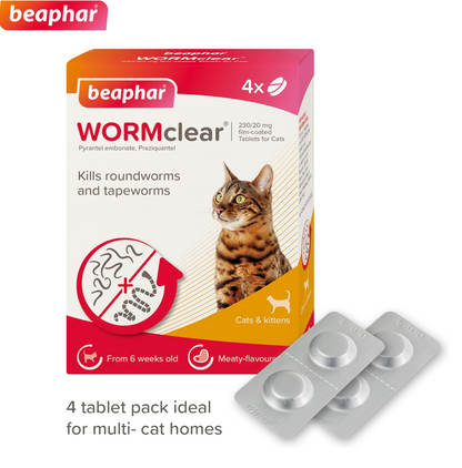 Wormclear Cat 4 Tablets