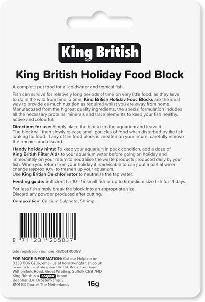 King British Holiday Food Block 16g
