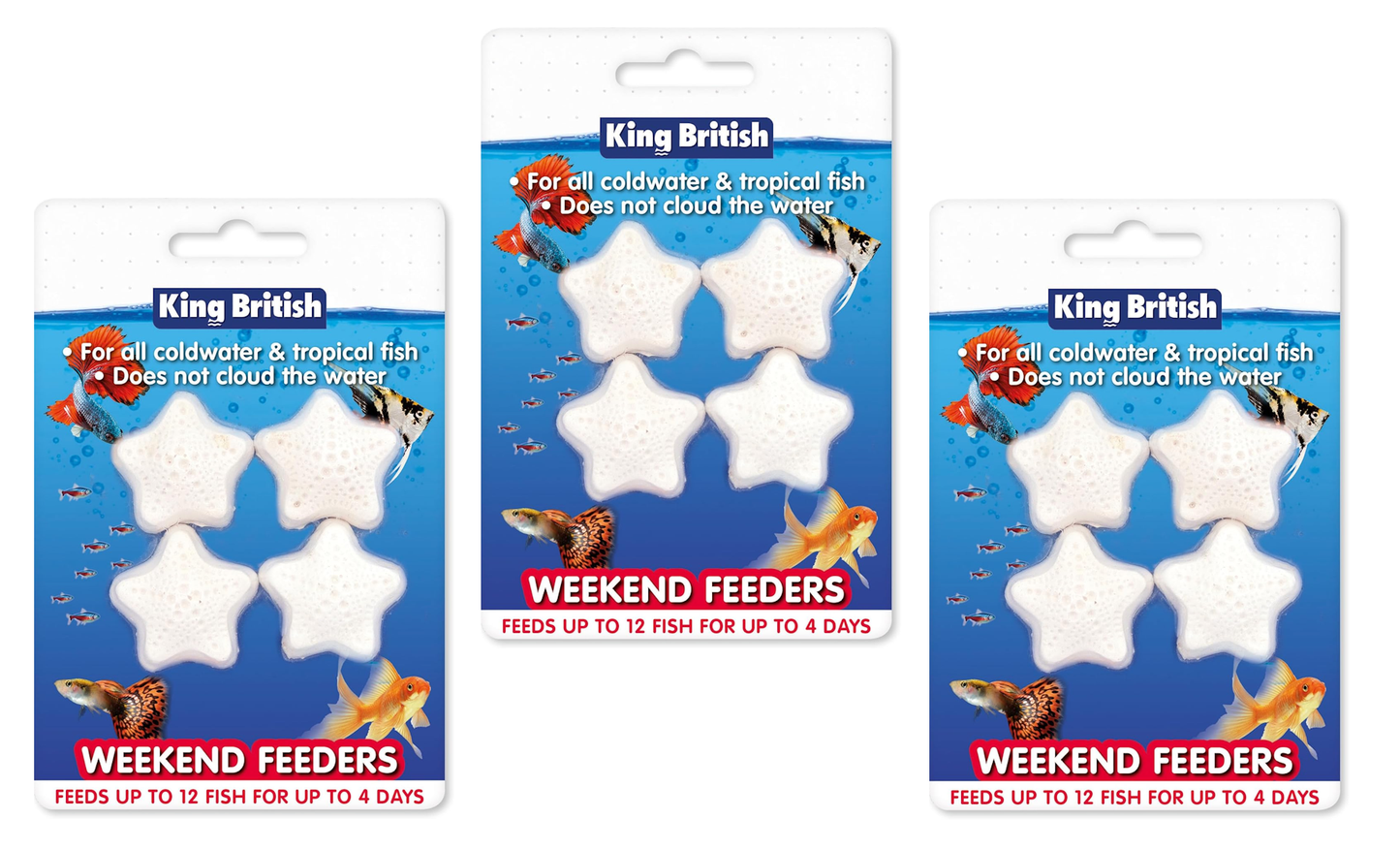 King British Weekend Feeders 4 x 3g