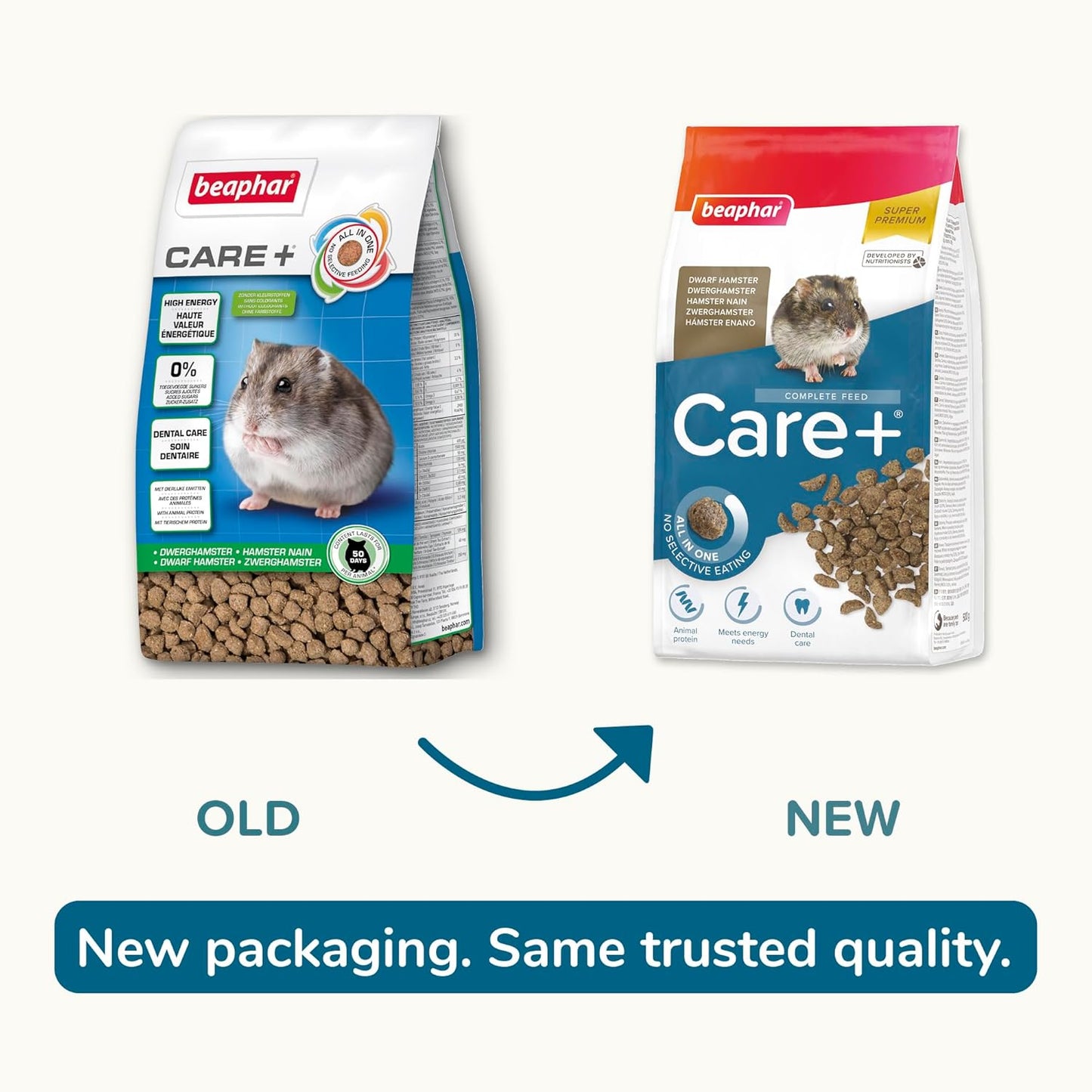 Beaphar Care+ Dwarf Hamster Complete Diet 500g