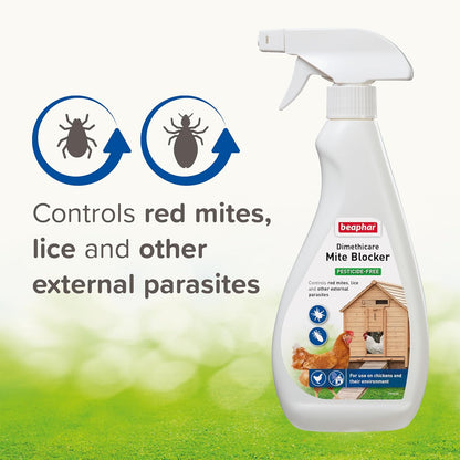 Beaphar Dimethicare Mite Blocker Pesticide Free 500ml