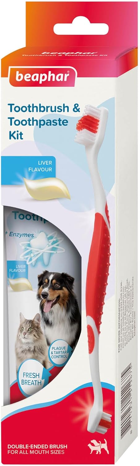 Beaphar Dog & Cat Toothbrush & Toothpaste Kit